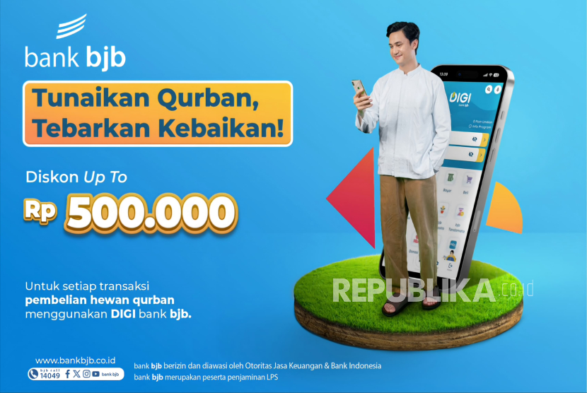 Bank bjb kembali memberikan promo khusus menyambut Hari Raya Idul Adha 1446 H.