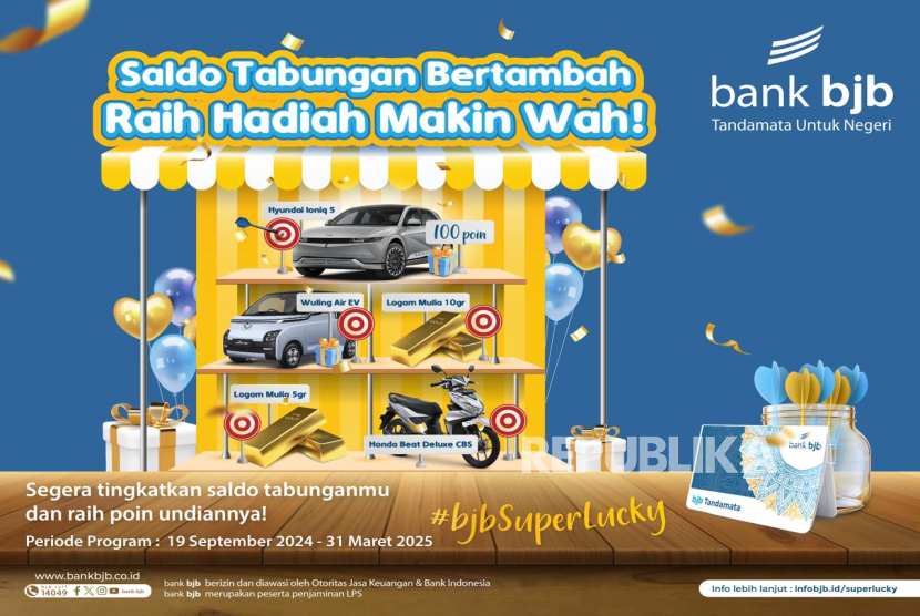 Bank bjb menghadirkan program spesial bagi para nasabah setianya melalui bjb Super Lucky.