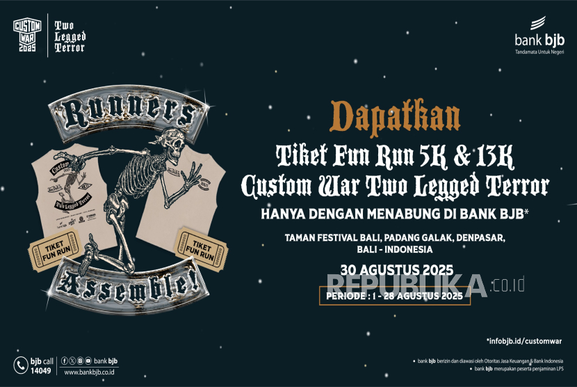 Bank bjb menghadirkan kembali event menarik bagi masyarakat, berupa Custom War Two Legged Terror.