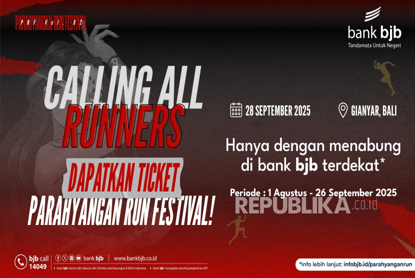 Bank bjb menjadi mitra utama dalam Parahyangan Run 2025 yang berlangsung pada 28 September 2025 mendatang.