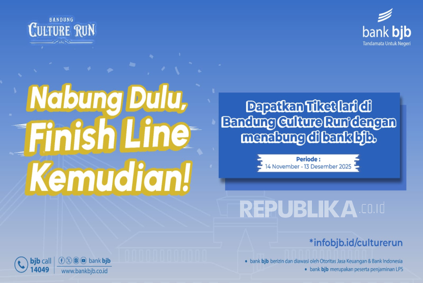 Nabung Dulu di bank bjb, Finish Line Kemudian di Bandung Culture Run