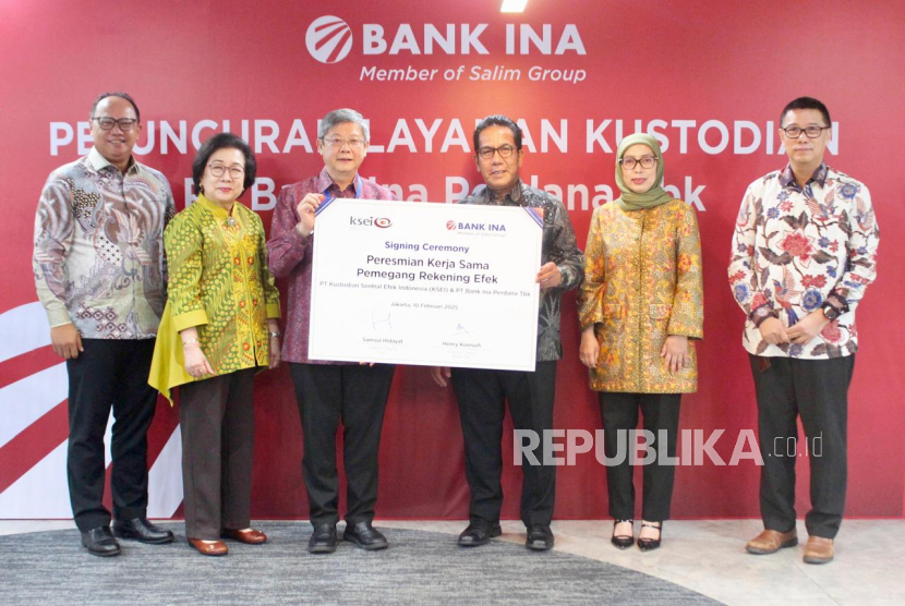 Bank INA telah ditetapkan menjadi bank kustodian. 