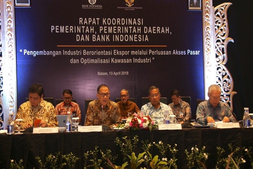 Bank Indonesia bersama pemerintah menggelar rapat koordinasi pusat-daerah (Rakor Pusda) yang ke-15 di Batam, Jumat (13/4).