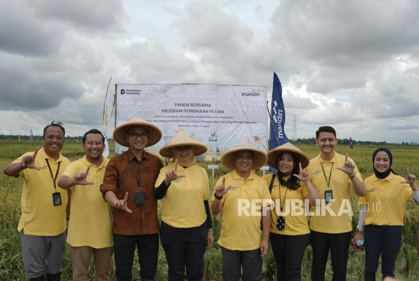 Dorong Ketahanan Pangan Nasional, Bank Mandiri Bantu Petani Kebumen Hindari Gagal Panen