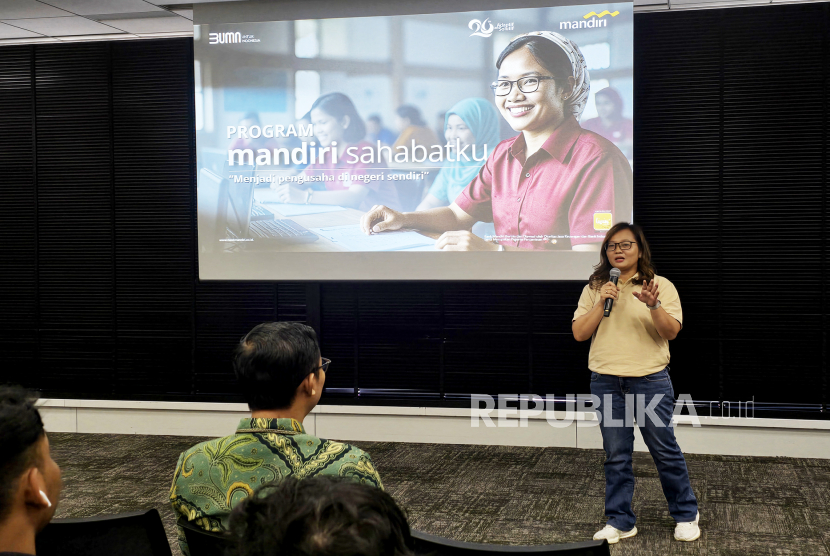 Bank Mandiri melalui program Mandiri Sahabatku memberikan serangkaian pelatihan kewirausahaan dan literasi keuangan kepada lebih dari 230 PMI di Tokyo, Jepang, Ahad (11/5/2025).