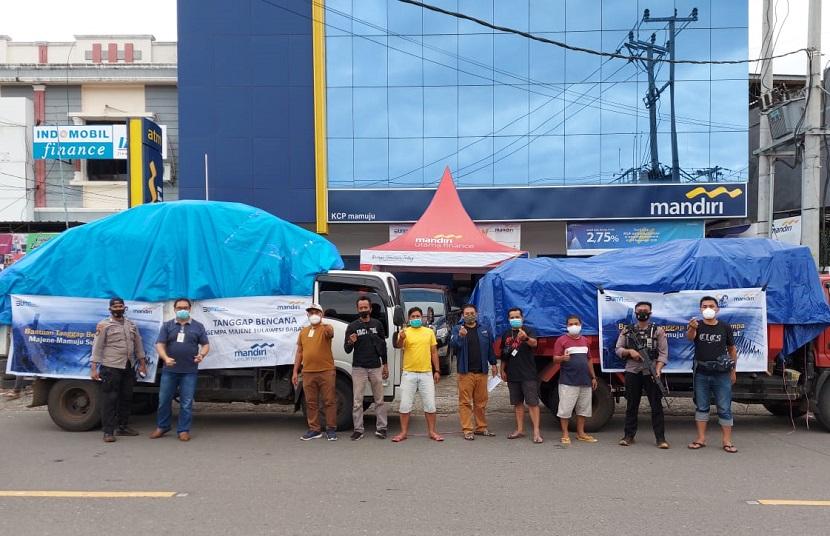 Bank Mandiri menunjukkan kepedulian kepada korban bencana alam longsor di Sumedang, Jawa Barat, serta gempa bumi Majene dan Mamuju di Sulawesi Barat. Bantuan juga diberikan kepada korban banjir di Kalimantan Selatan yang terjadi dalam kurun waktu satu pekan terakhir.