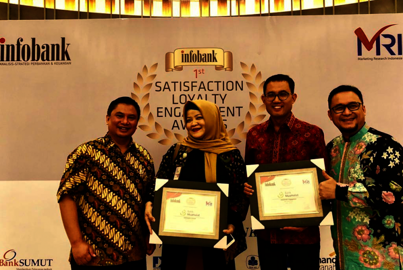Bank Muamalat meraih peringkat pertama kategori Engagement Award dalam acara Satisfaction Loyalty Engagement Awards 2018.