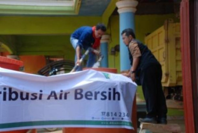 bantuan air dompet dhuafa buat masyarakat desa sedang, banyuasin, sumatera selatan