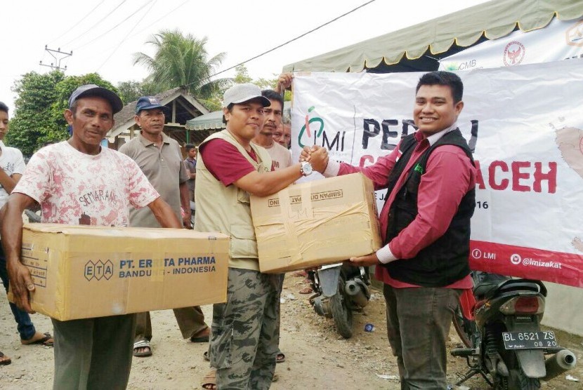 Bantuan LMI untuk korban Gempa Aceh