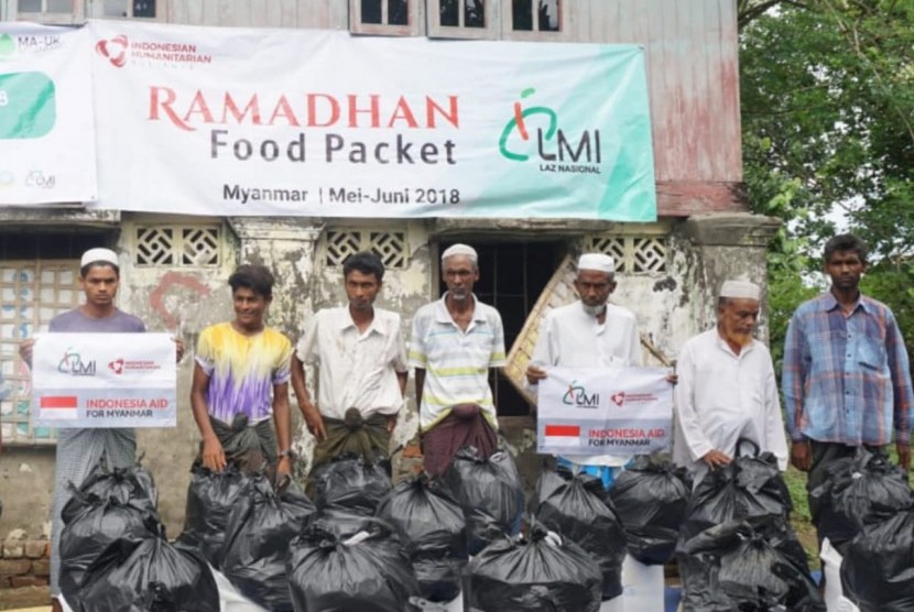 Bantuan LMI untuk Muslim Rohingya di Rakhine, Myanmar.