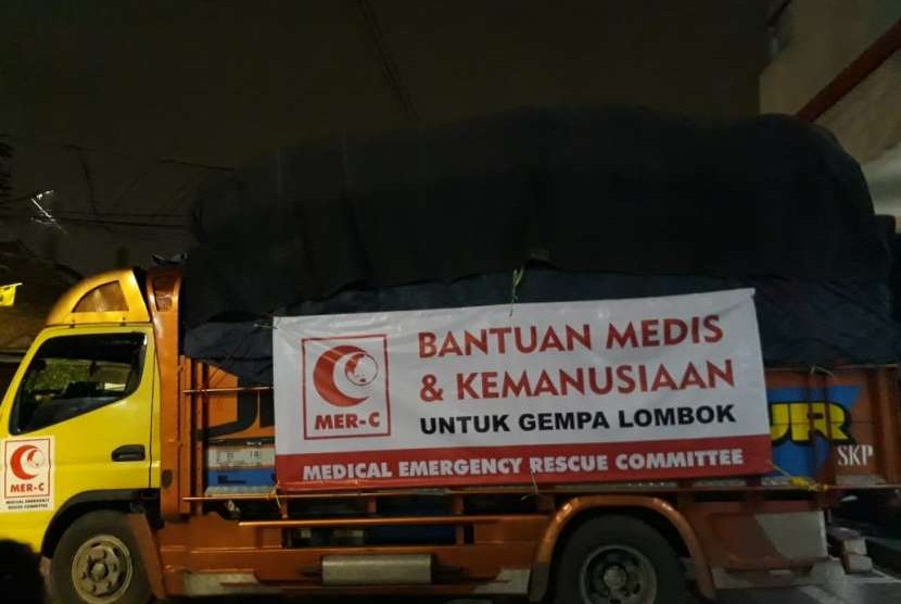 Bantuan Medis dan Kemanusiaan MER-C berangkat ke Pulau Lombok pada Selasa (4/9) dini hari.