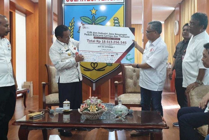 Bantuan Otoritas Jasa Keuangan (OJK) untuk Sulawesi Tengah.