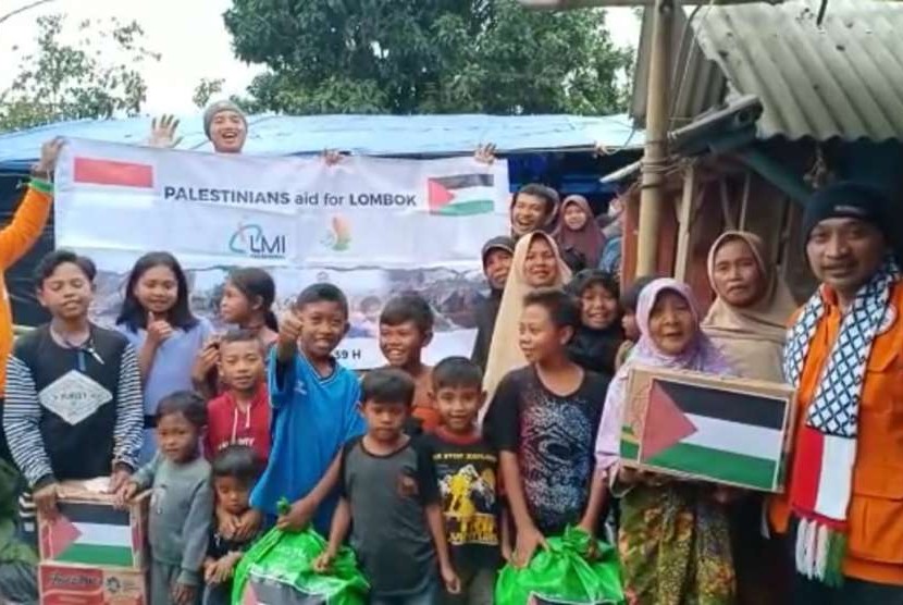 Bantuan rakyat Palestina untuk korban Gempa Lombok