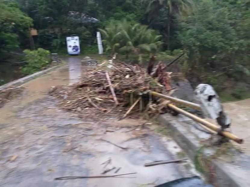 Dampak banjir bandang di selatan Kabupaten Cianjur pada 2 Oktober 2020 lalu.
