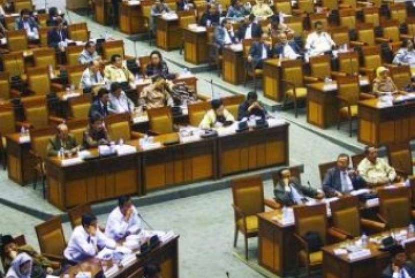 Banyak kursi kosong dalam rapat-rapat di DPR (Ilustrasi)