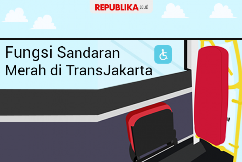 Banyak yang belum tahu fungsi kursi merah di Transjakarta.