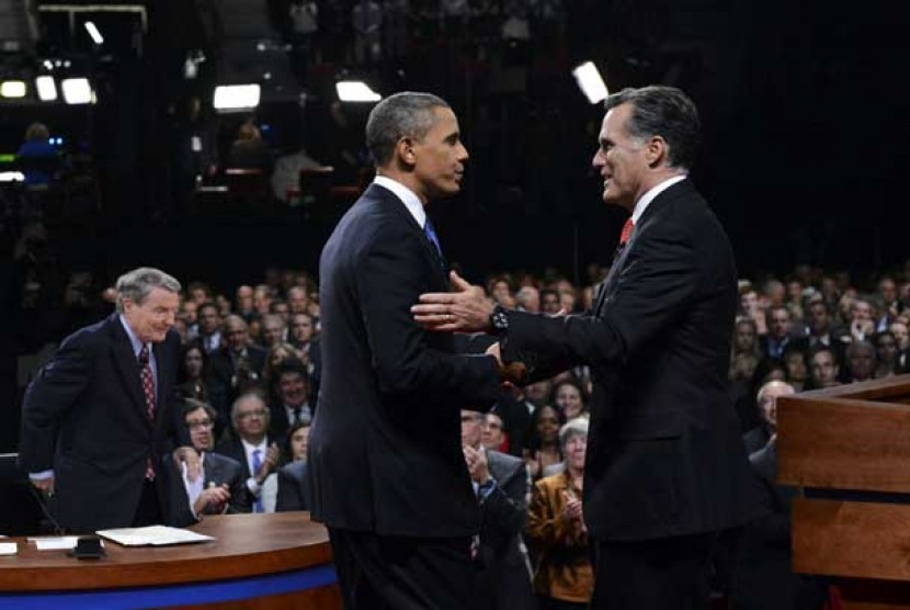 Barack Obama dan Mitt Romney 