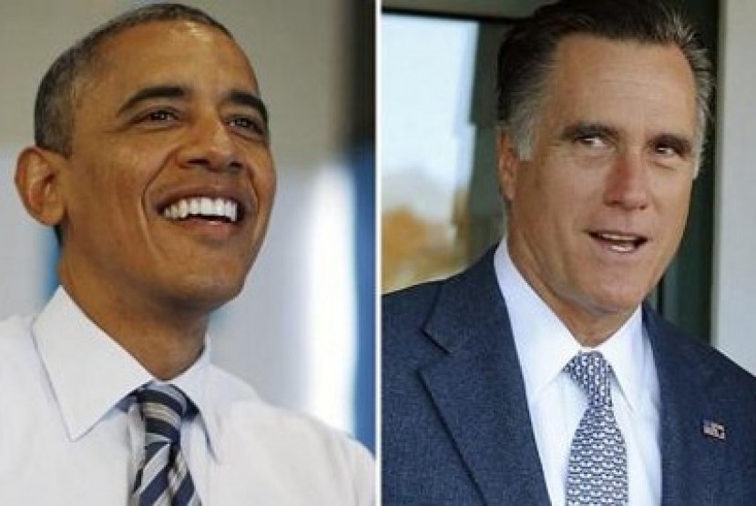 Barack Obama dan Mitt Romney