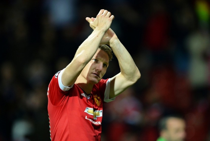 Bastian Schweinsteiger saat masih membela Manchester United.