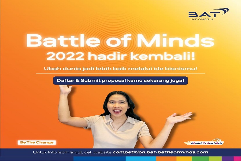 Battle of Minds kembali hadir di Indonesia, mengajak generasi muda untuk menjadi bagian dari perubahan dan ikut serta menyelesaikan tantangan dalam konteks ESG (lingkungan, sosial, dan tata kelola perusahaan).