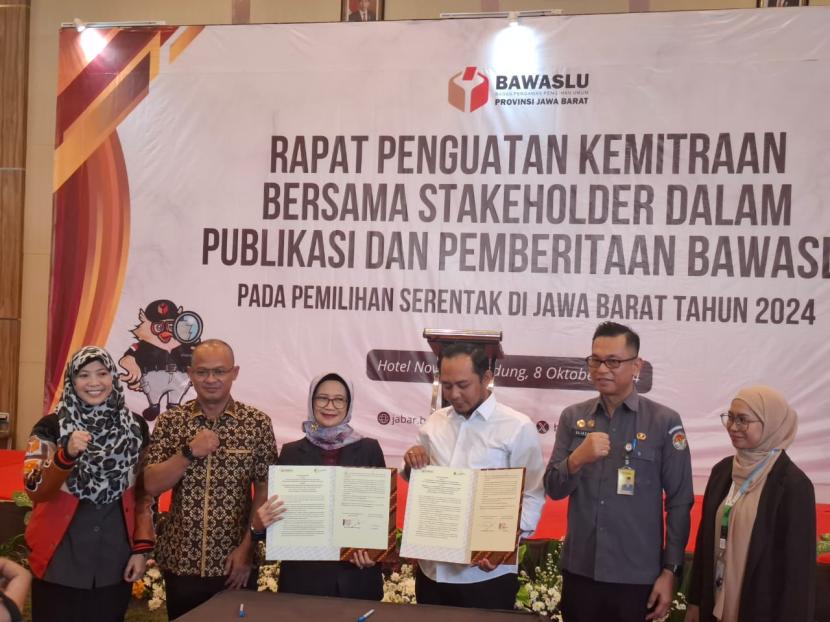 Bawaslu Provinsi Jawa Barat (Jabar) menjalin kerja sama dengan Diskominfo Jabar untuk pengawasan kampanye di media sosial