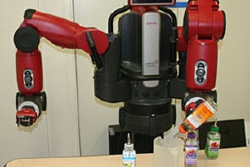 Baxter, robot bisa belajar dari meniru gerakan secara visual.