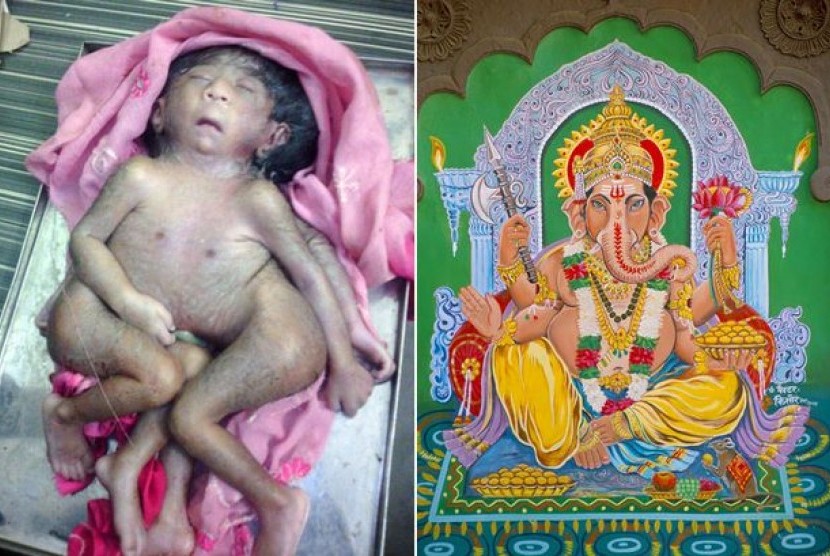 Bayi dianggap titisan Ganesha