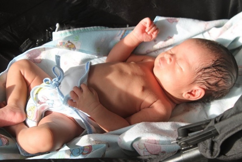 Bayi baru lahir (ilustrasi)