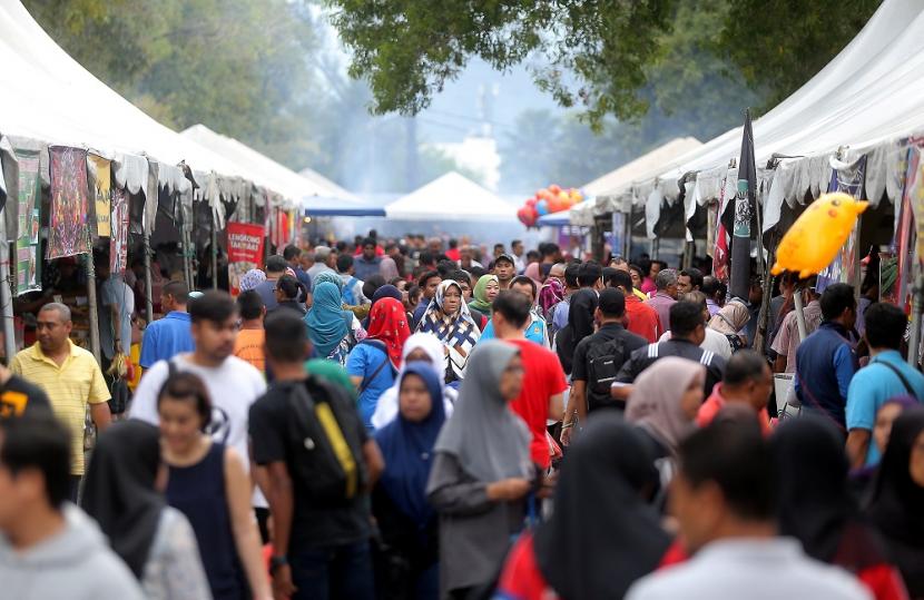 Menteri Pertahanan Malaysia Larang Pasar Ramadhan . Bazar Ramadhan di Malaysia. Foto ilustrasi.