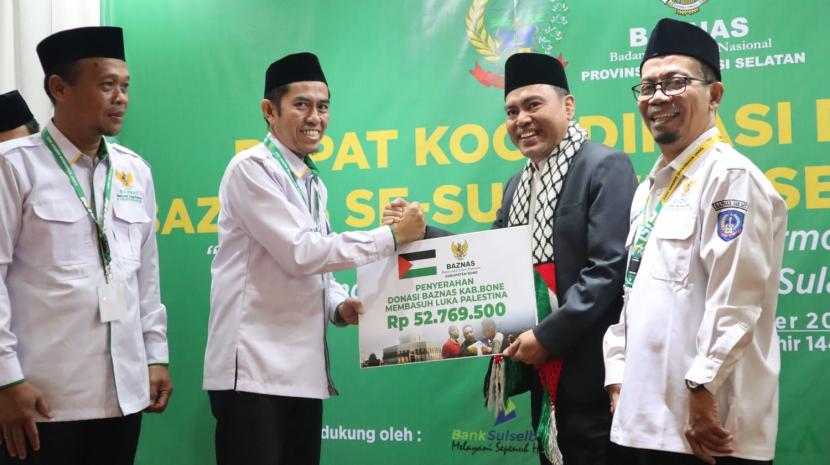 BAZNAS Sulawesi Selatan mulai kumpulkan donasi untuk Palestina.