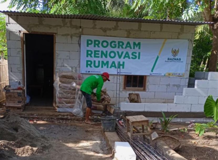 Baznas terus berupaya menggencarkan program renovasi Rumah Tidak Layak Huni (RTLH) bagi mustahik (ilustrasi).