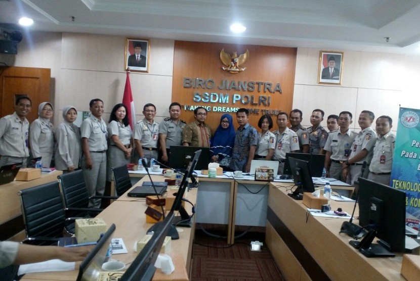 BCC dan LPPM BSI memberikan pelatihan kepada Rojianstra SSDM POLRI di Jakarta, Rabu (16/3).