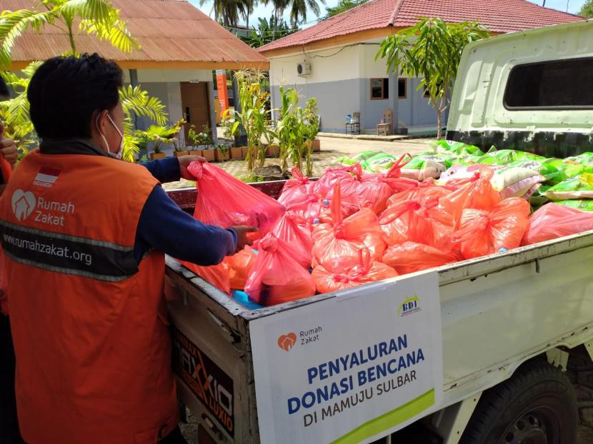 BDI Pertamina Hulu Mahakam dan Rumah Zakat bantu korban gempa Mamuju.