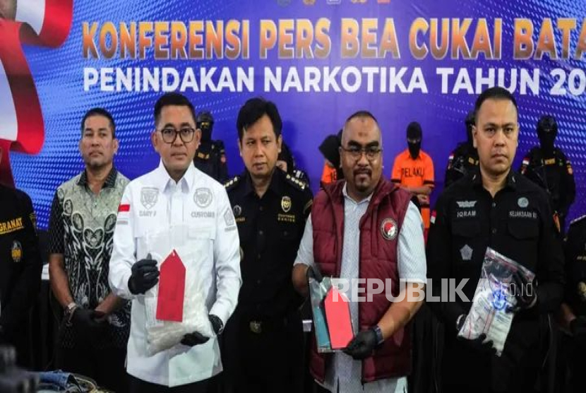 Bea Cukai Batam Bersama Polri dan BNN Gagalkan Upaya Penyelundupan Sabu