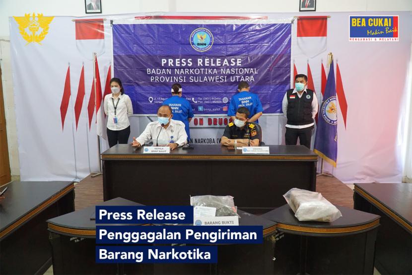 Bea Cukai bekerja sama dengan BNN bekerja sama gagalkan pengiriman ganja ke Provinsi Sulawesi Utara. Ganja seberat 507 gram tersebut diselundupkan dalam paket barang kiriman yang diberitahukan sebagai kerupuk.