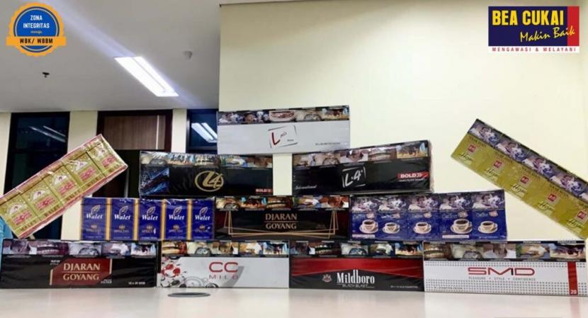 Bea Cukai berhasil menggagalkan upaya peredaran rokok ilegal dengan modus penjualan melalui online shop. 