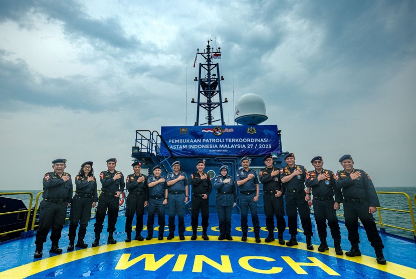 Bea Cukai dan Kastam Diraja Malaysia kembali menggelar Patroli Terkoordinasi Kastam Indonesia dan Malaysia (Patkor Kastima).