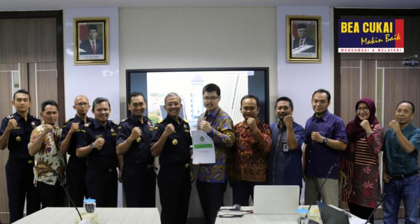 Bea Cukai Jateng DIY kembali menerbitkan perijinan Fasilitas Kawasan Berikat kepada PT Wanho Industries Indonesia (PT WII).(Bea Cukai)