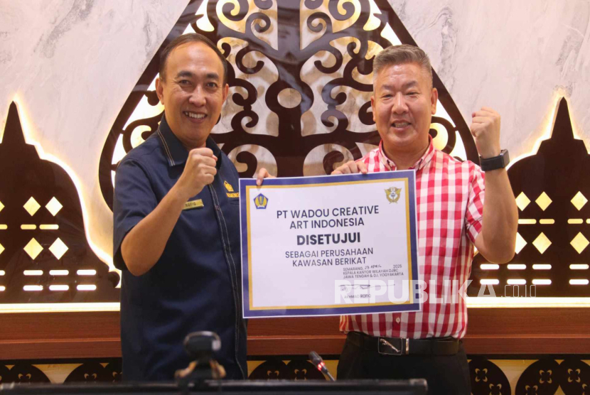 Bea Cukai Jateng DIY memberikan izin fasilitas Kawasan Berikat kepada PT Wadou Creative Art Indonesia. Pada 2025 ekspor perusahaan ini diproyeksikan mencapai Rp 183,6 miliar.