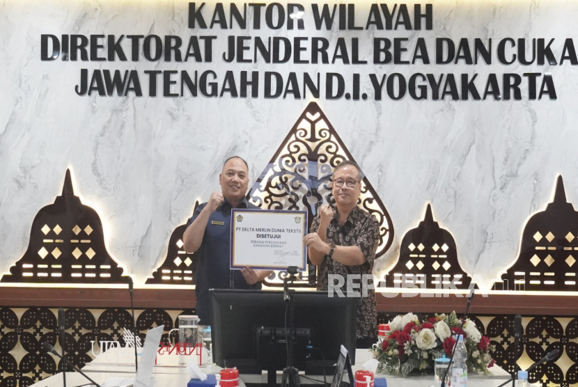 PT Delta Merlin Dunia Textile Resmi Berstatus Kawasan Berikat, Serap Tenaga Kerja di Boyolali