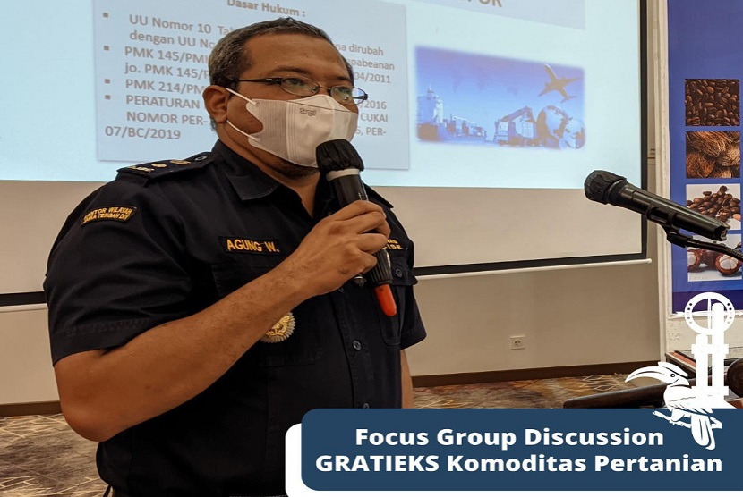 Bea Cukai Pontianak turut serta dalam kegiatan focus group discussion (FGD) dan sosialisasi perkarantinaan dalam rangka pencapaian gerakan tiga kali lipat ekspor (GRATIEKS) komoditas pertanian di Kalimantan Barat, Selasa (12/10).