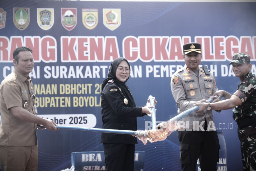 Bea Cukai Surakarta Musnahkan 12,4 Juta Batang Rokok Ilegal di Boyolali