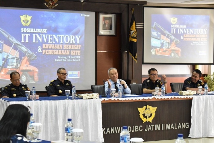 Bea Cukai Wilayah Jawa Timur II mengadakan sosialisasi pendayagunaan IT Inventory pada Rabu (19/06).