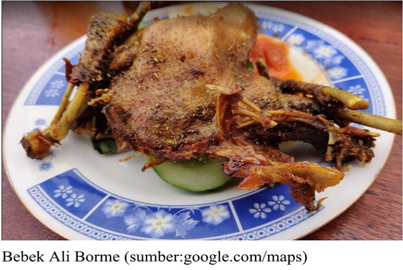 Bebek Ali Borme. Salah satu kuliner yang patut dicoba ketika mengunjungi Bandung
