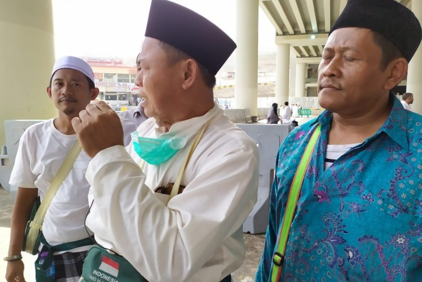 Beberapa jamaah Indonesia masih ditemukan ke Masjidil Haram,  Makkah, Rabu (7/8). Walau diminta beristirahat di pemondokan agar bisa mempersiapkan fisik menjelang puncak haji, mereka tetap menginginkan shalat ke Masjidil Haram. 
