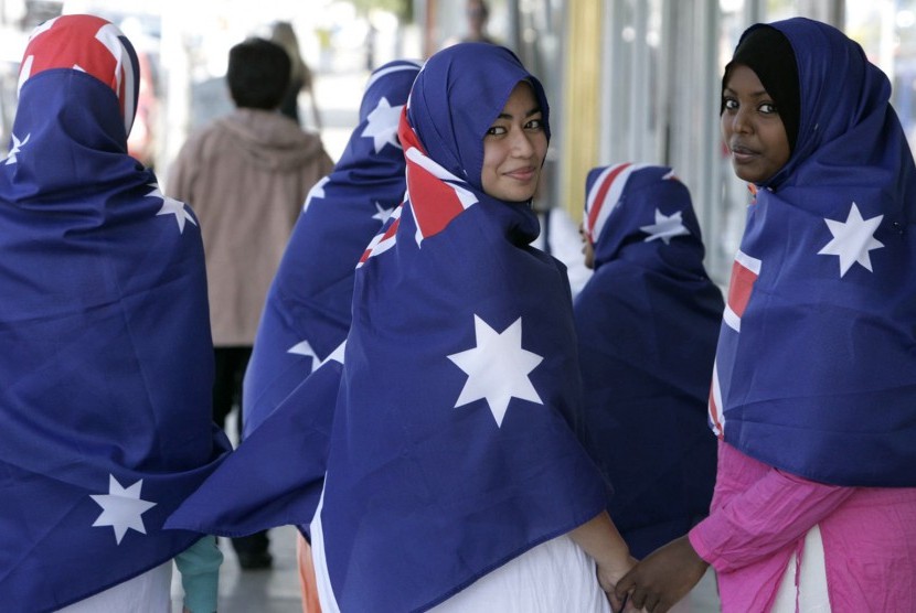 Beberapa Muslimah yang tinggal di Australia. (ilustrasi)
