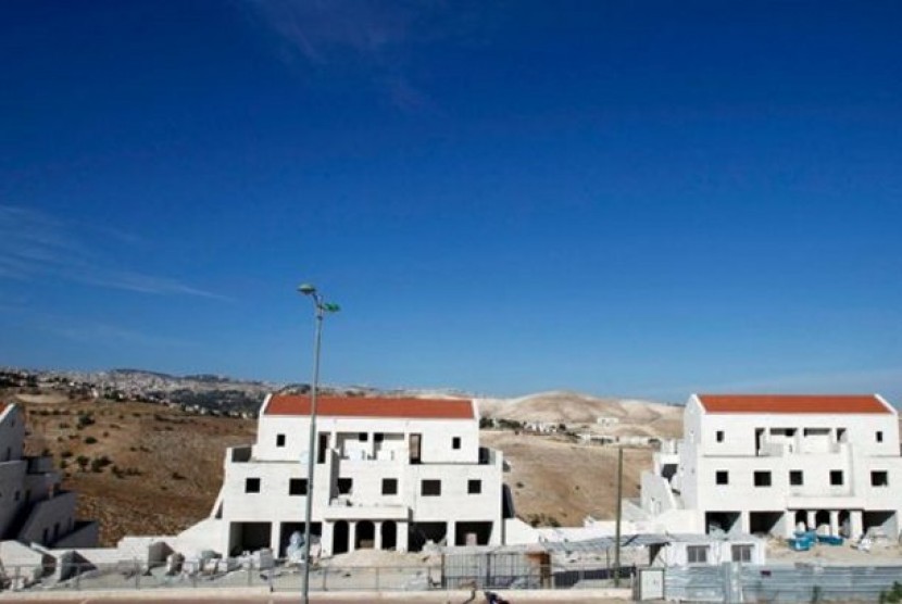 Beberapa unit perumahan Israel di kawasan Ma'ale Madumim, E1, yang dianggap 'garis merah' oleh dunia internasional.