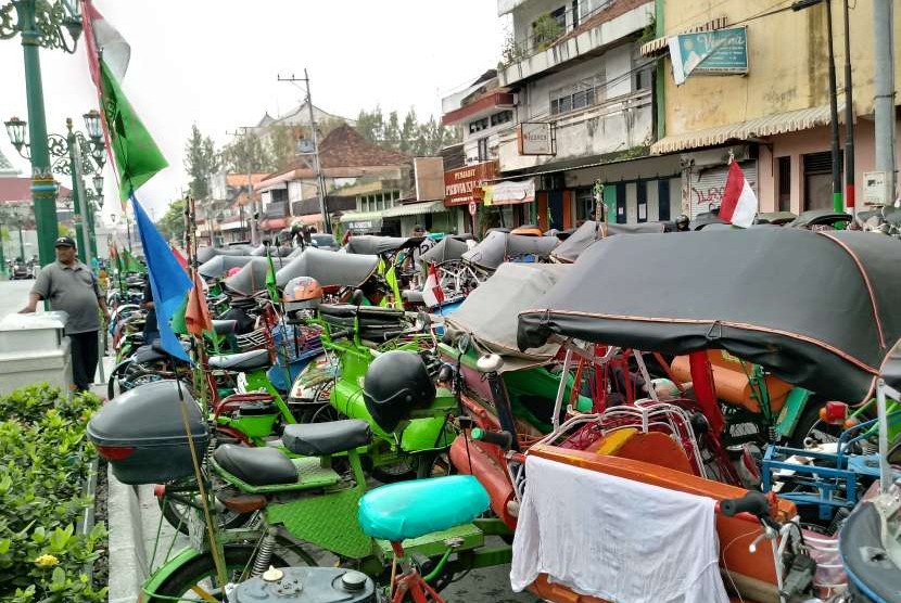 Becak motor.