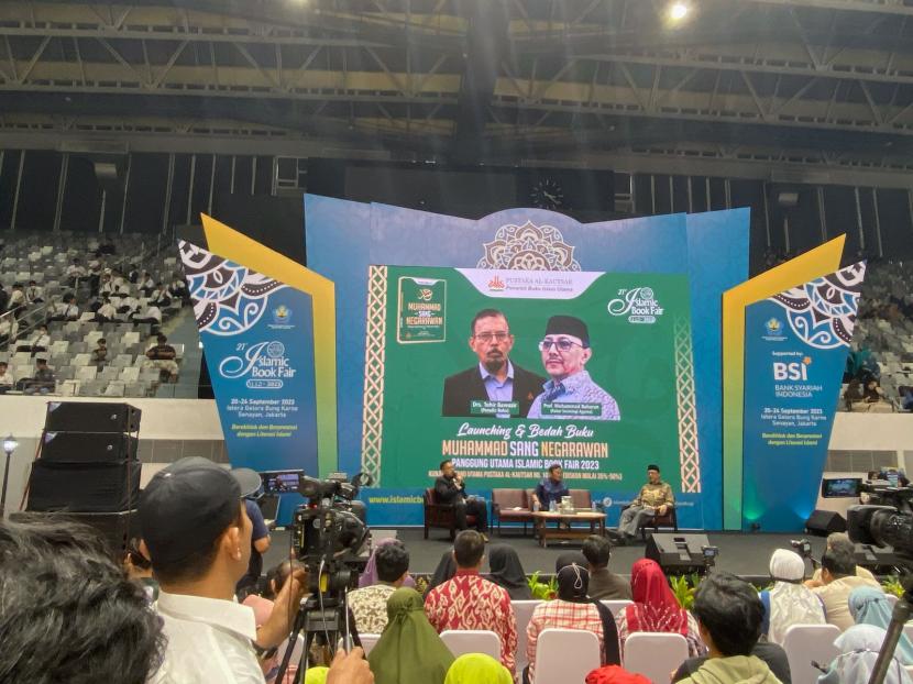 Bedah buku Muhammad sang Negarawan di Islamic Book Fair Jakarta 