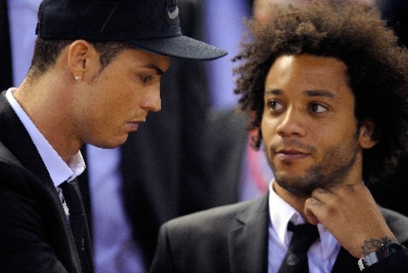 Bek Real Madrid, Marceloa (kanan).